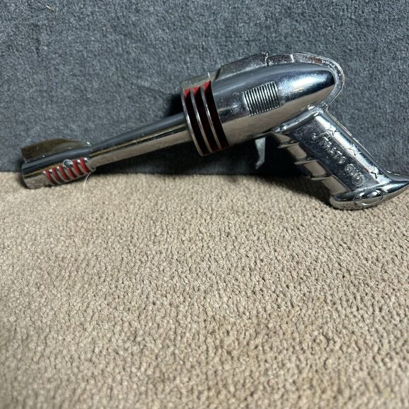 1952 Futuristic Prod. STRATO GUN Pristine working Cap Gun Ray gun Space pistol - Picture 2 of 11
